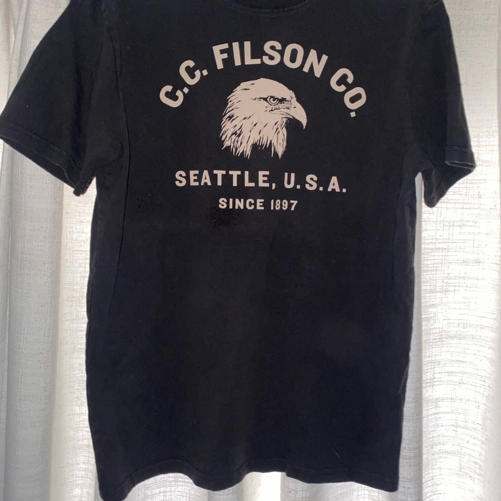 Vintage Black Men's Filson T-Shirt
